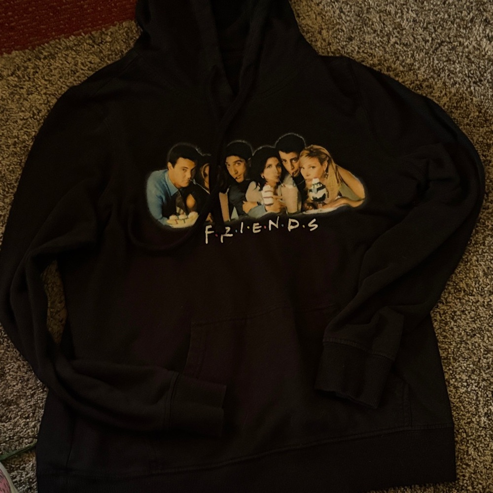 Black Friends Graphic Hoodie